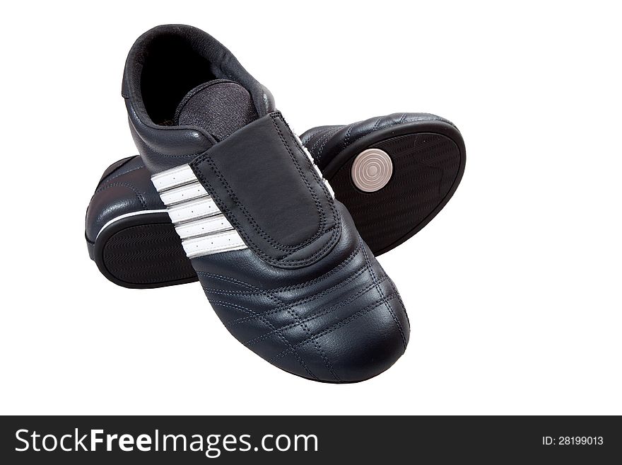 Sport shoes isolated from the background