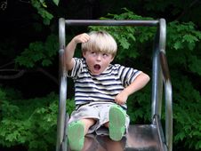 Young Boy Playing Royalty Free Stock Photography Young Boy Playing Royalty Free Stock Photography