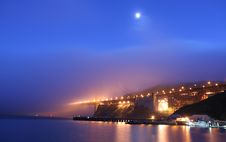Golden Gate Bridge At Dusk Royalty Free Stock Photos Golden Gate Bridge At Dusk Royalty Free Stock Photos