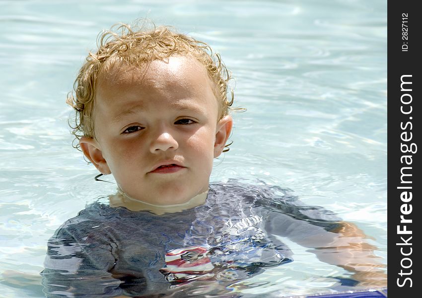 Boy In Pool