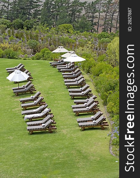 Swimming pool in south african resort