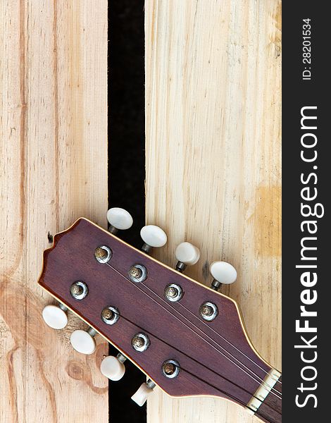 Mandolin headstock background