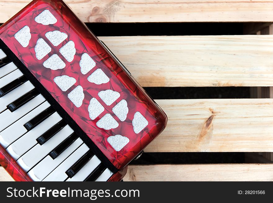 Image of Accordion background concept