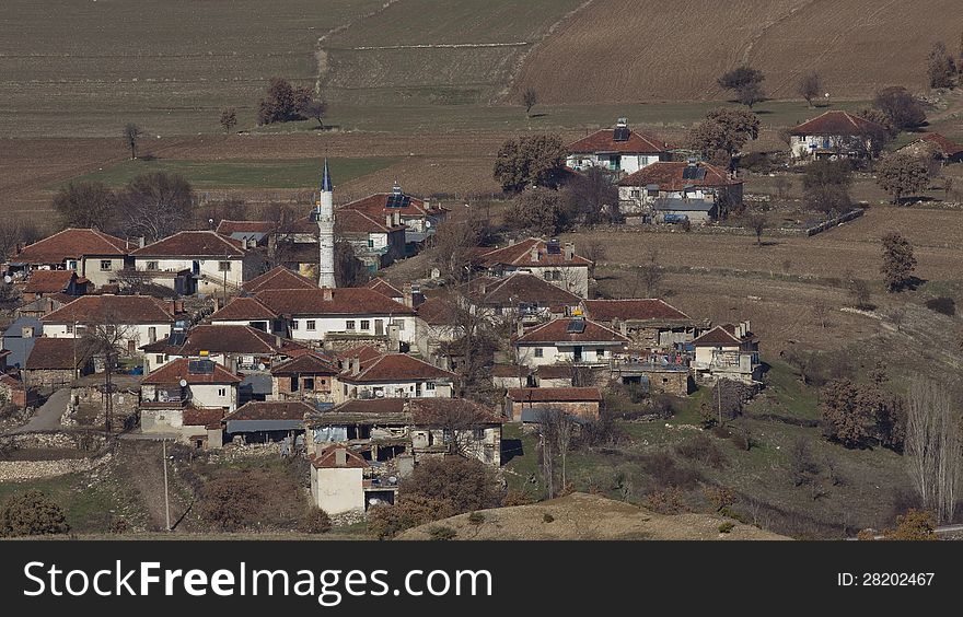 A view from a village in mid-Anatolia, Turkey. A view from a village in mid-Anatolia, Turkey