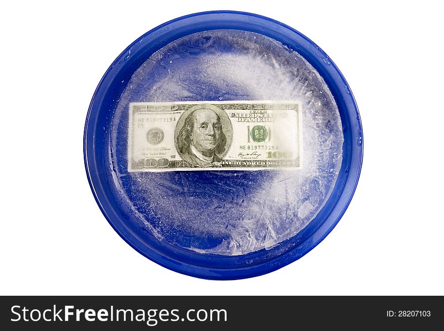 Money With Freezer Burn On A Plate - XXXL