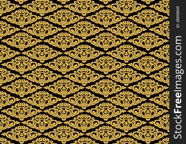 Beautiful Asian art pattern background