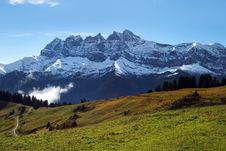 Green Alpine Meadows Stock Images Green Alpine Meadows Stock Images