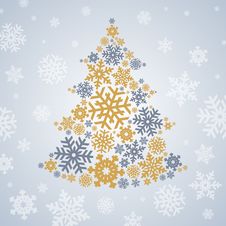 Christmas Snowflakes Tree Stock Photos Christmas Snowflakes Tree Stock Photos