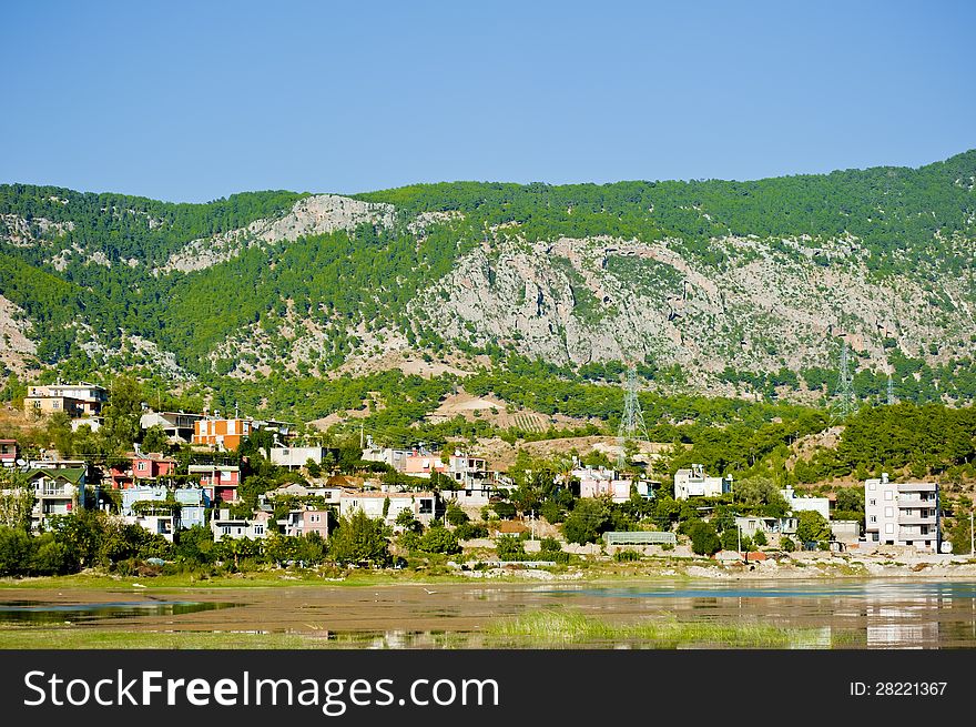 Mountain village. Turkey. Manavgat River area.