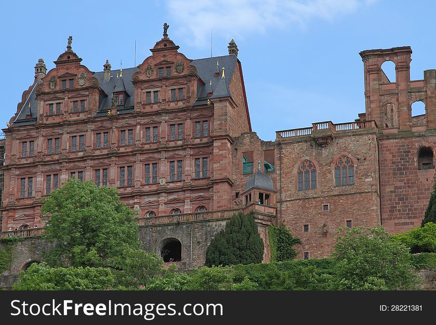 The palace of Heidelberg, Germany