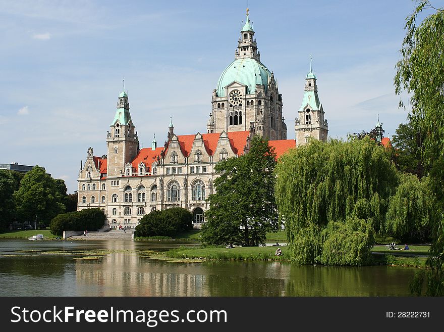 The City Hall Of Hannover, Germany