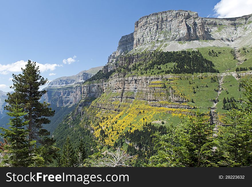 Landscape in the Spanish Pyrenees