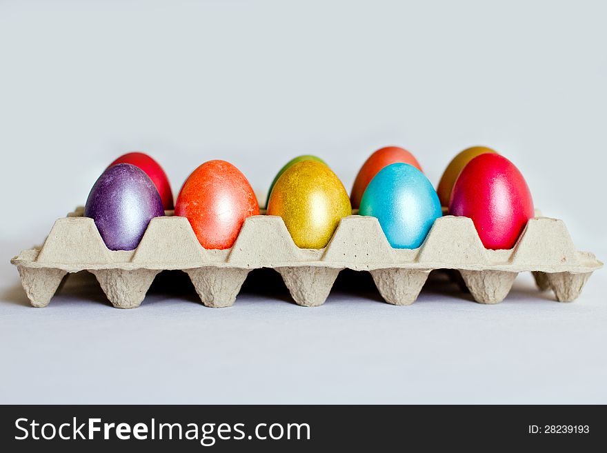 Preparing for Easter. Photo of a set of traditional colorful eggs. Preparing for Easter. Photo of a set of traditional colorful eggs.