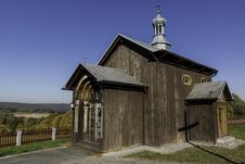 Small Wooden Church Stock Photo