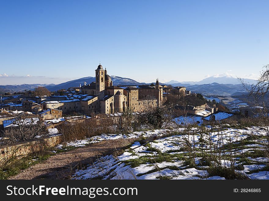 Urbino very nice city in italy