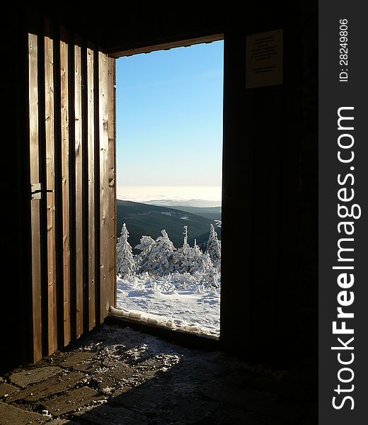 Open Door Into New Year At The Hruby Jesenik Mountains