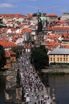 Prague Castle, Little Quarter, St. Nikolas Church Stock Photos Prague Castle, Little Quarter, St. Nikolas Church Stock Photos