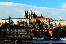 Prague Castle, Little Qarter, St. Nikolas Church Stock Photos