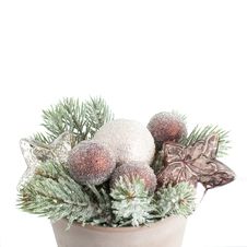 Christmas Star And Ball. Royalty Free Stock Photos Christmas Star And Ball. Royalty Free Stock Photos