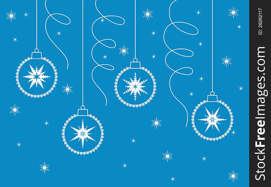 Blue Christmas Background