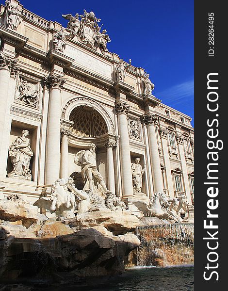 Fontana di Trevi in Rome, Italy