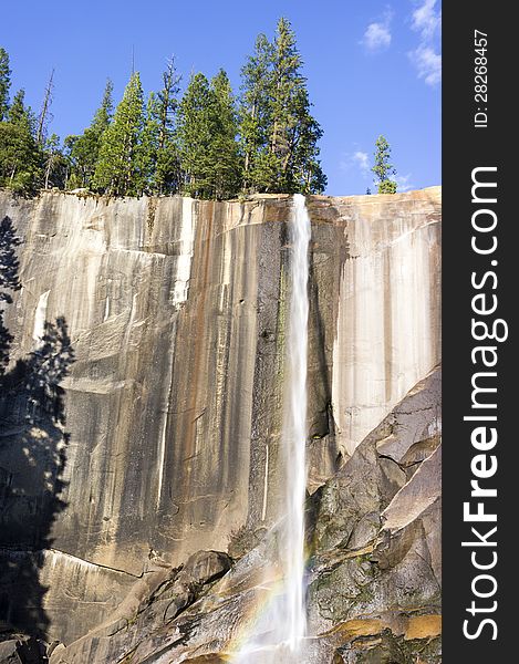 Waterfall in Yosemite National Park, California, USA