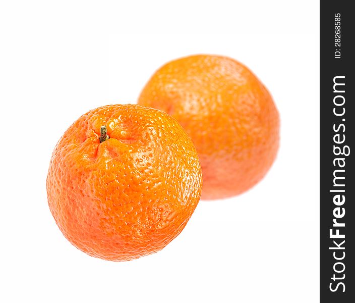 Two tangerine