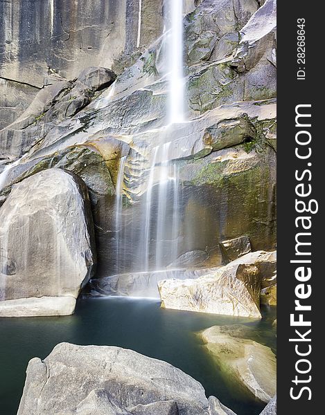 Waterfall In Yosemite National Park