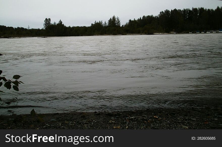 Susitna river in Talkeetna, Alaska