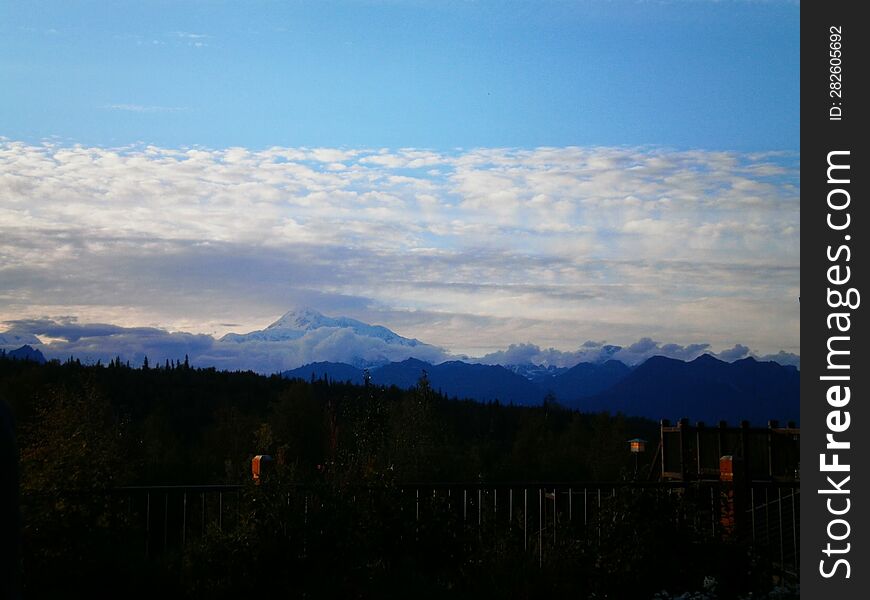 A view of mt McKinley