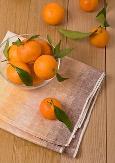 Orange Tangerines Stock Photography