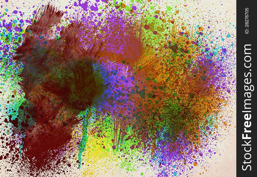 Illustration of abstract colorful grunge painted background. Illustration of abstract colorful grunge painted background.