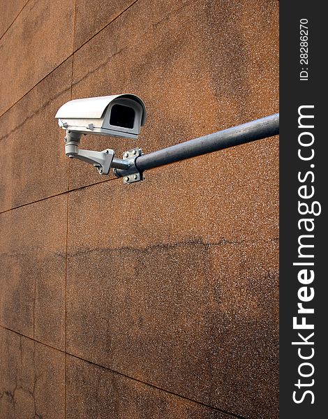 White Security Camera Or CCTV