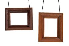 Two Photographic Frame On The Cord Royalty Free Stock Photo