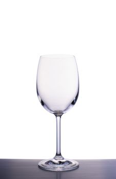 Empty Wine Glass Royalty Free Stock Photography Empty Wine Glass Royalty Free Stock Photography