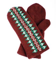 Brown Mittens Royalty Free Stock Image Brown Mittens Royalty Free Stock Image