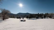 Snow Covered Mountain Landscape Stock Images Snow Covered Mountain Landscape Stock Images