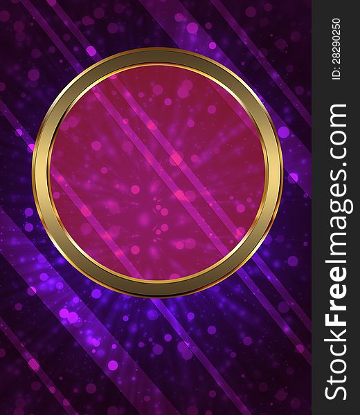 Illustration of abstract glowing colorful background with circle. Illustration of abstract glowing colorful background with circle.