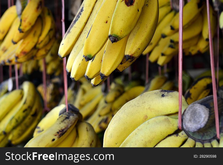 Banana Fruit On Display