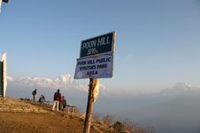 Himalaya Nepal Trekking Royalty Free Stock Photography