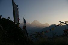 Himalaya Nepal Trekking Royalty Free Stock Images