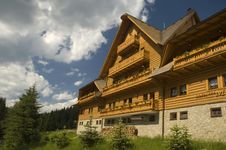 Luxury Mountain Hotel Stock Photo Luxury Mountain Hotel Stock Photo