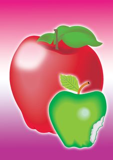 Red And Green Apple Stock Images Red And Green Apple Stock Images
