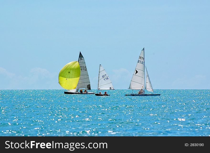 Sailing In Calm Water