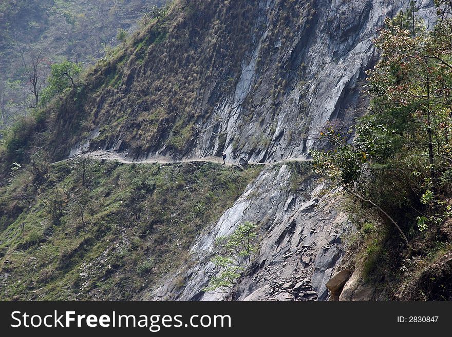 Himalaya Trekking in the Annapurna Region. Himalaya Trekking in the Annapurna Region