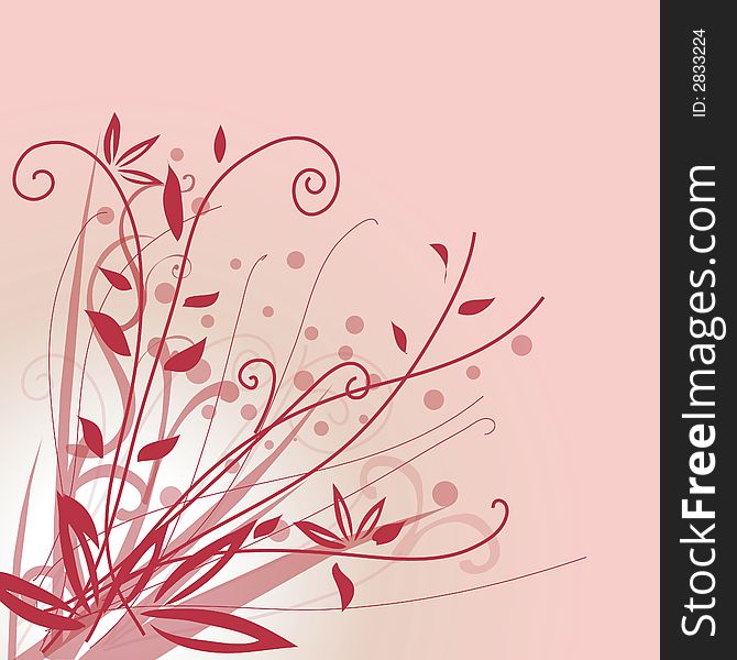 Ornate floral background - additional ai and eps format available on request