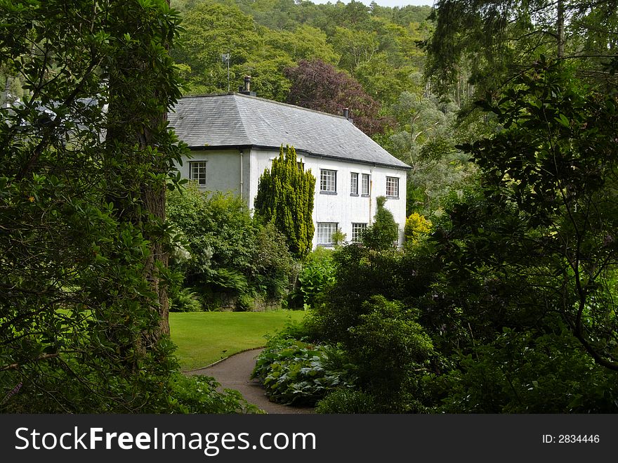 House at Inverewe Garden, Sutherland, NW Scotland
