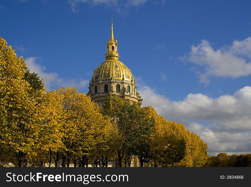 Photo of the dome of invalides
