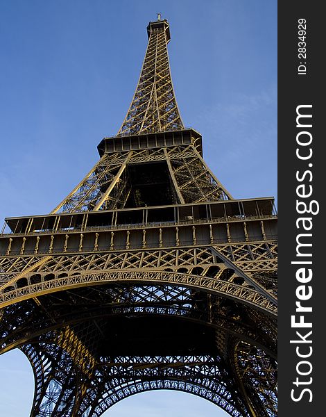 Photo of the Eiffel tower