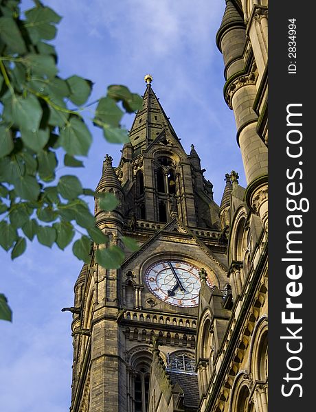 Photo of the old english clock tower